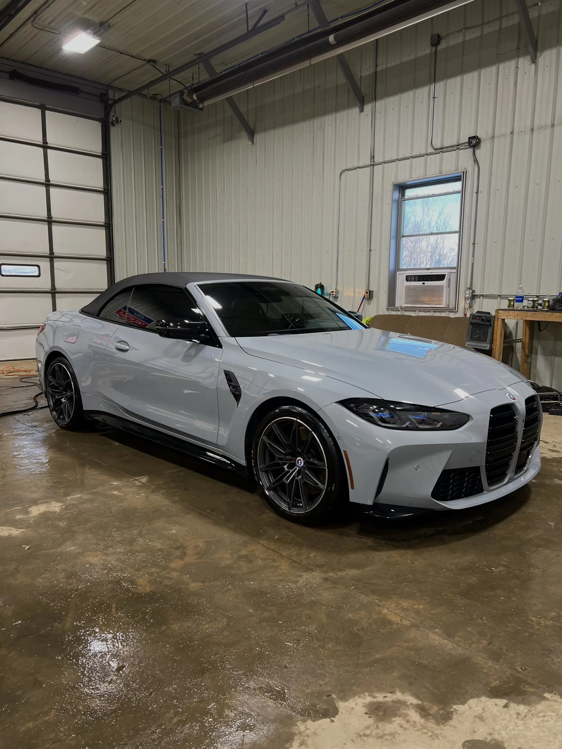 Paint protection ceramic coating on vehicle