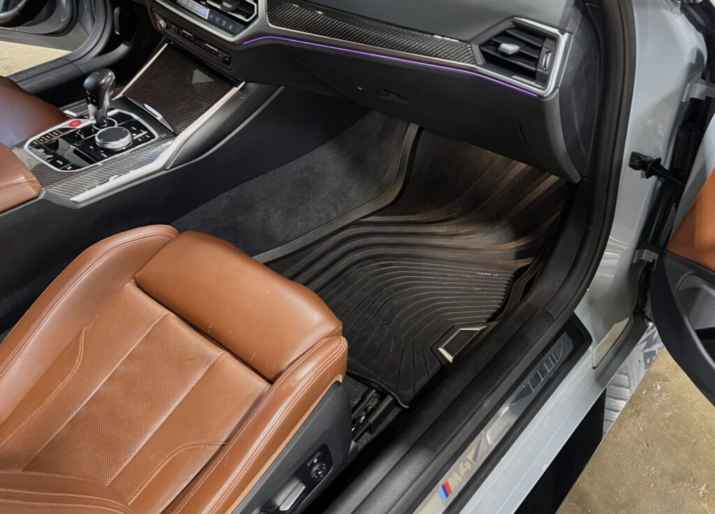 Interior detailing service at customer location